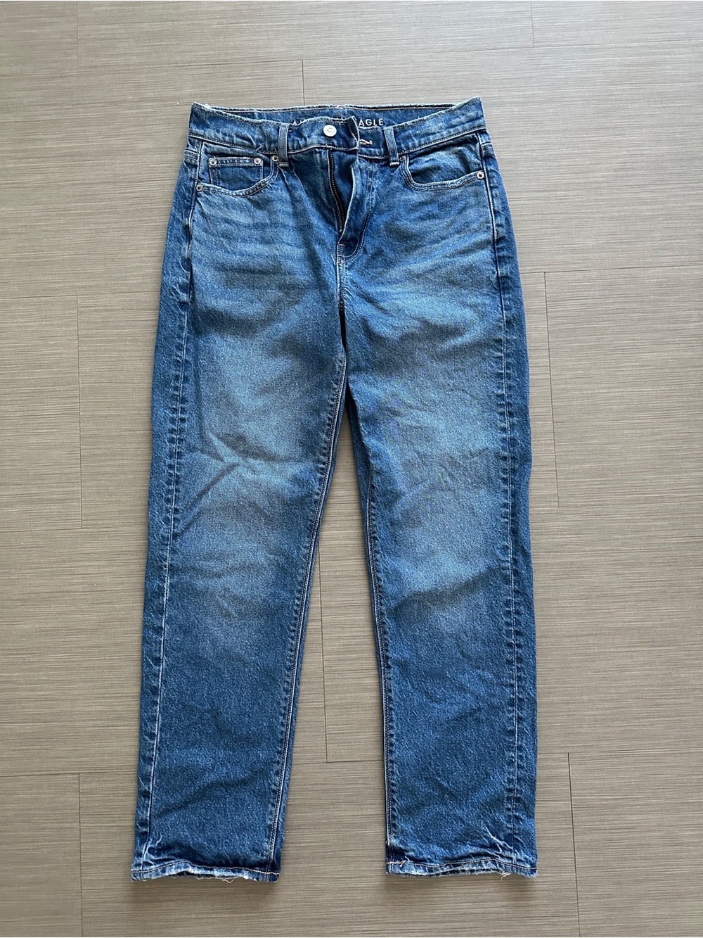 American Eagle Outfitters High Rise Straight Jeans
